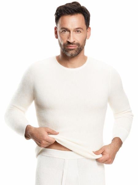 %100 Angora Yünü Erkek Uzun Kollu İçlik