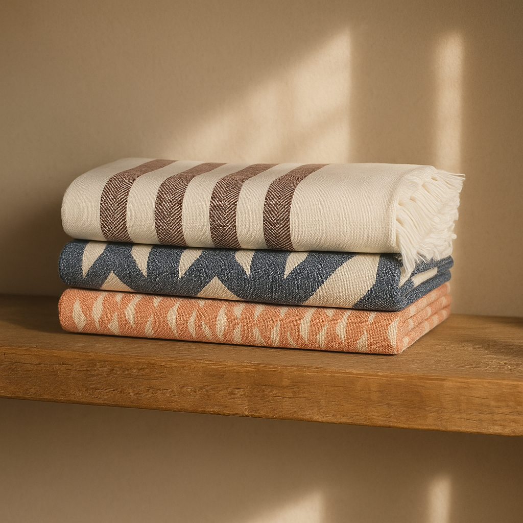 %100 Pamuk Doğal Ultra Yumuşak Silverlyne Prisma Peştamal