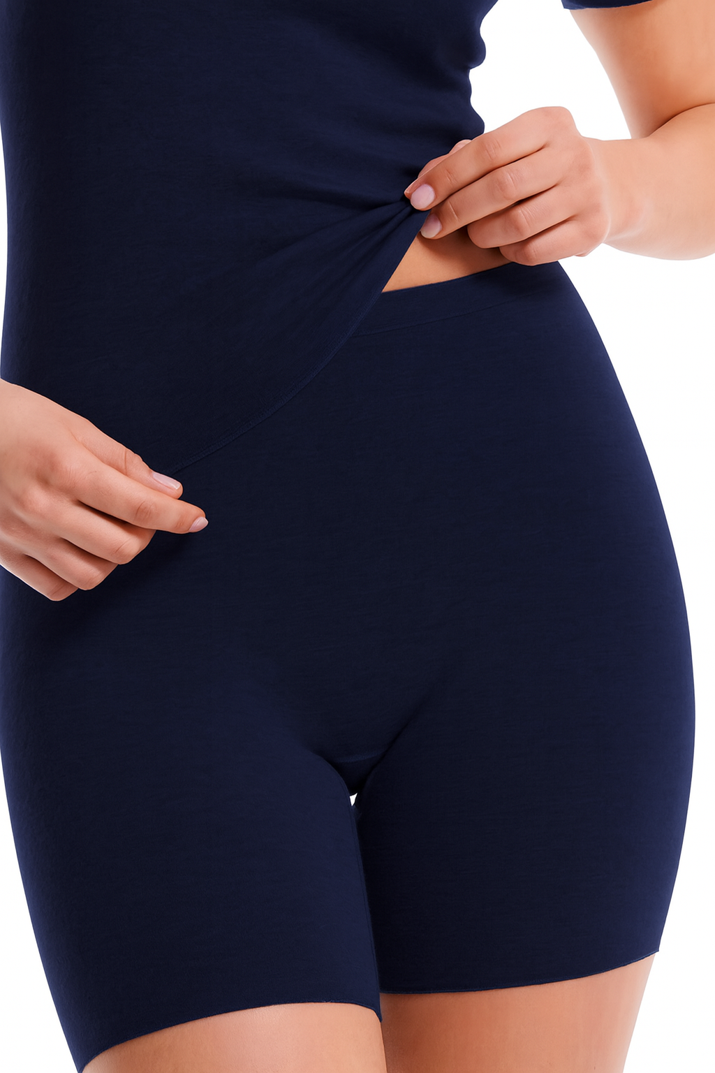 Outlet %45 Yün %35 Akrilik %20 Angora Kadın Boxer İçlik Lacivert