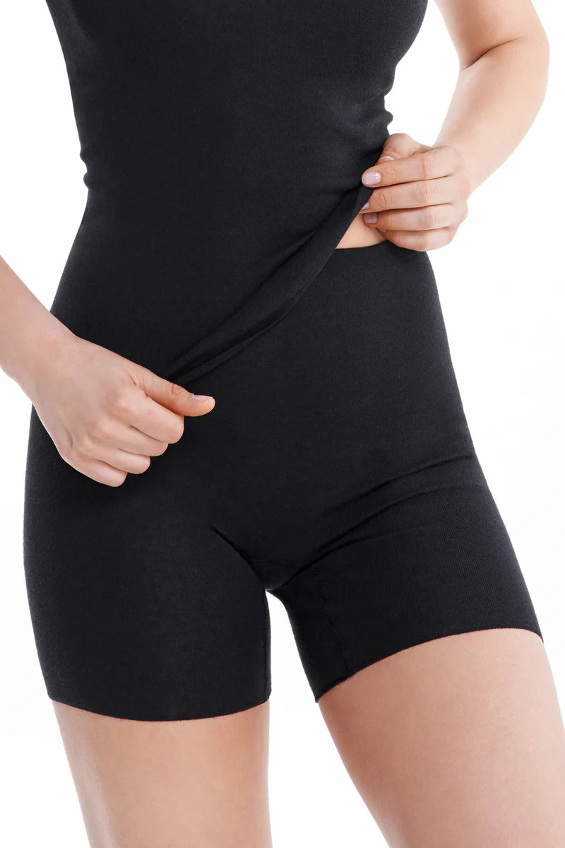 Outlet %45 Yün %35 Akrilik %20 Angora Kadın Boxer İçlik Siyah