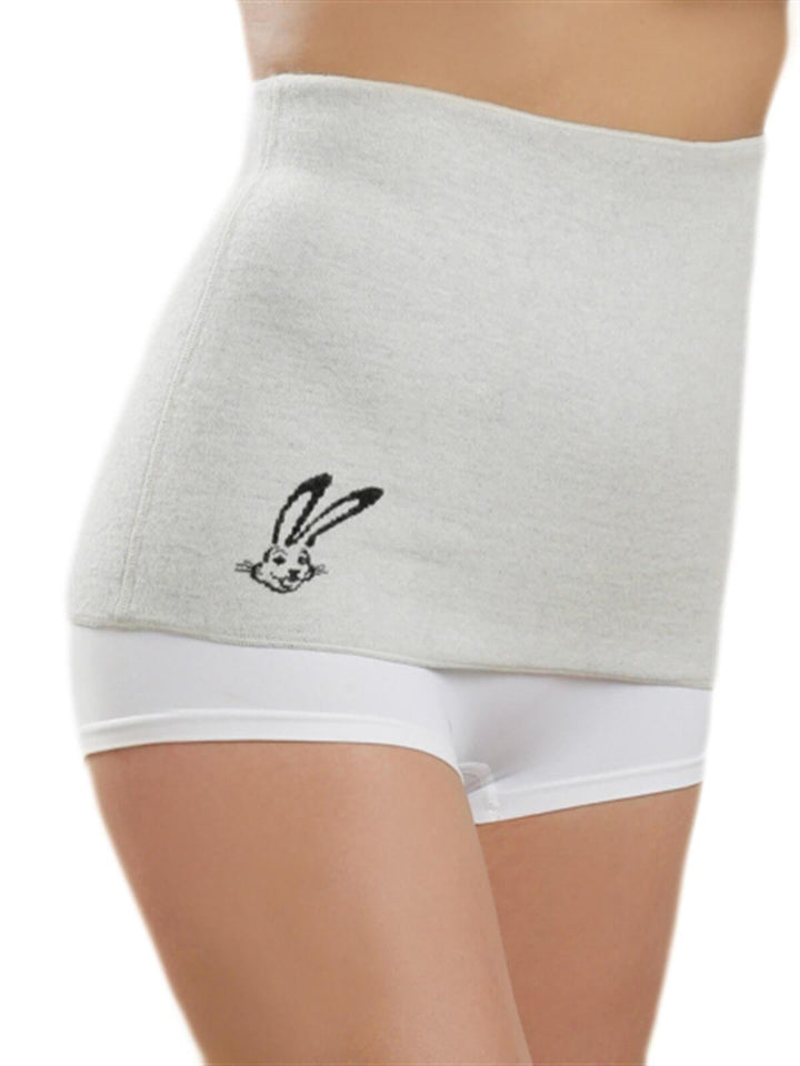 Angora Yün Karışımı Doğal Termal Medima Logolu Melanj Korse Kadın Outlet