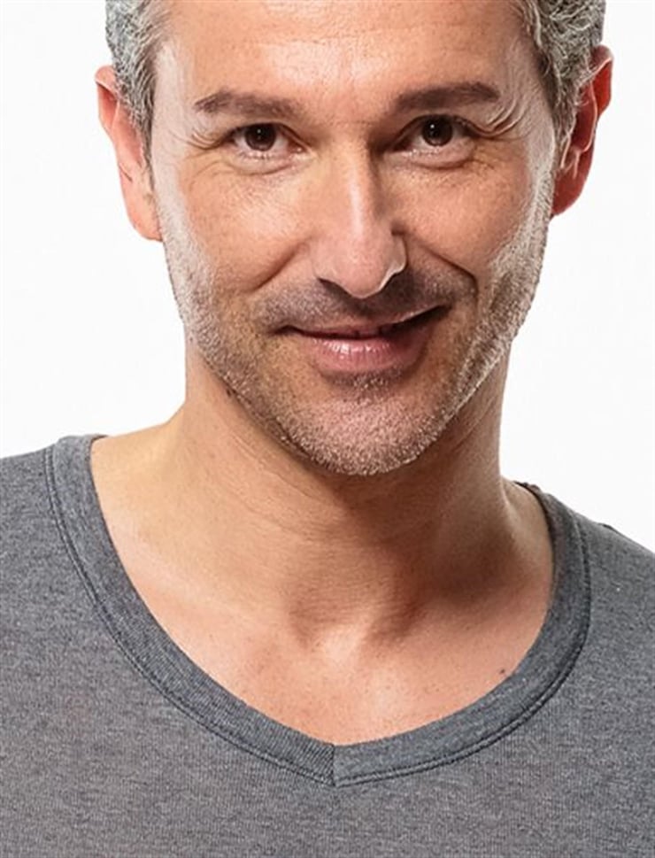 Kaşmir & İpek Kısa Kollu Body Erkek Gri