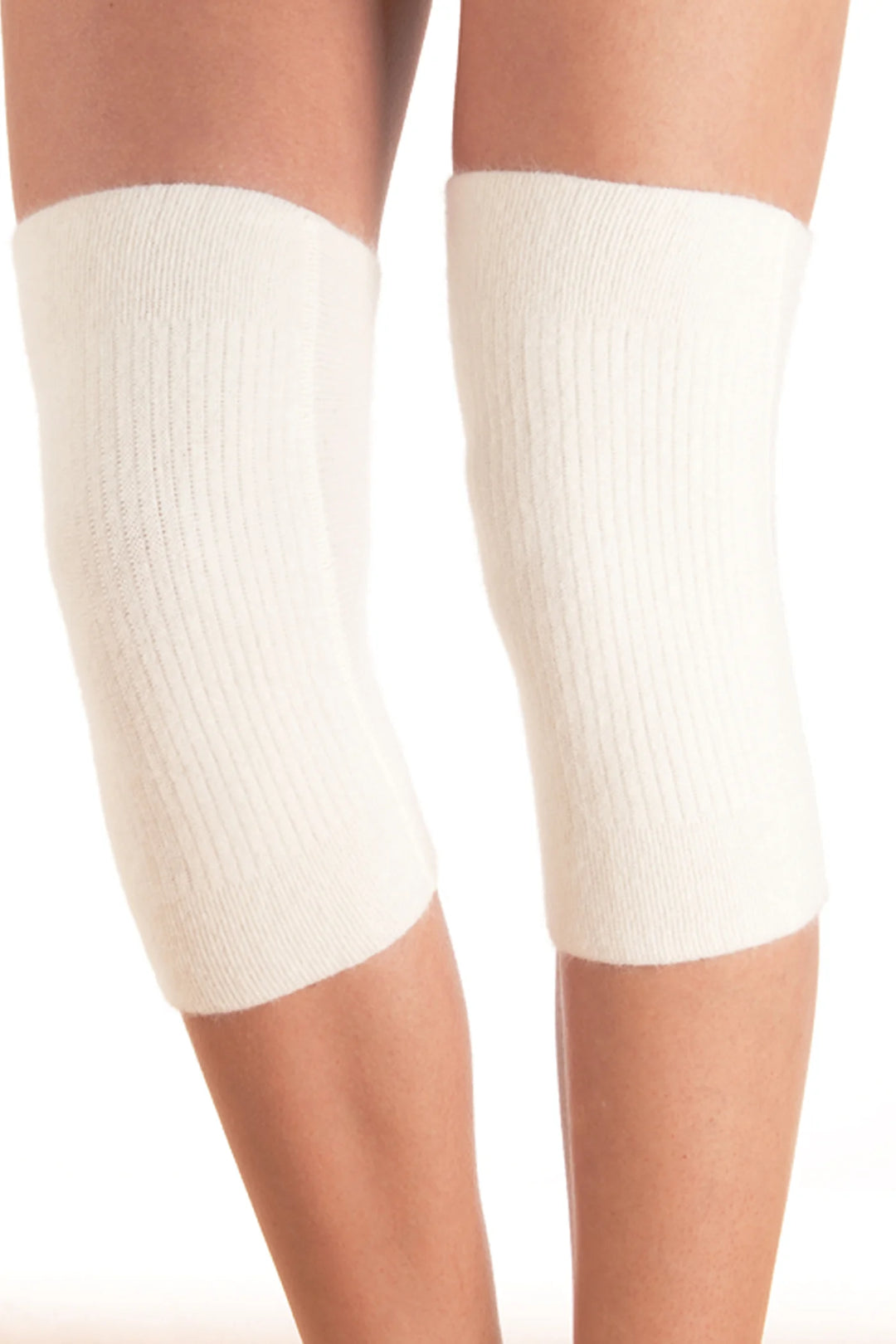 Outlet Angora & Yün Karışımı Unisex Klasik Çift Dizlik Beyaz