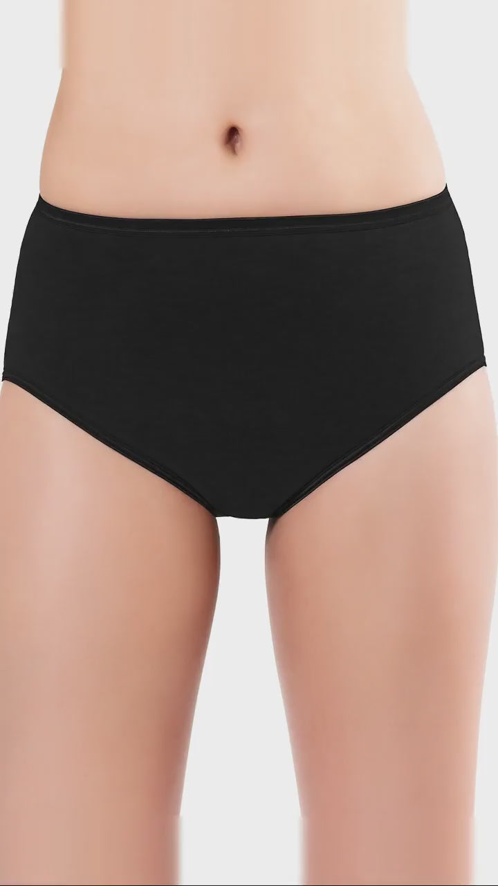Outlet Kaşmir &amp; İpek Doğal Termal Kadın Slip Külot Siyah